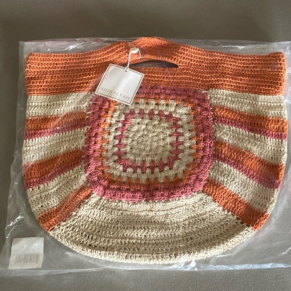 Anthropologie Tallulah Crochet Tote Bag - Picture 2 of 9